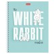 Тетрадь А5, 48 л., HATBER гребень, клетка, обложка картон, 'Следуй за белым кроликом' (микс), 087016, 48Т5В1гр