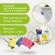 Зажимы для бумаг STAFF 'Profit', КОМПЛЕКТ 12 шт., 32 мм, на 140 листов, цветные, картонная коробка, 225158