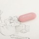Ластик BRAUBERG 'PASTEL OVAL', 50х23х10 мм, цвета ассорти, овальный, 274023