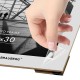 Рамка 21х30 см небьющаяся, багет 14,6 мм, пластик, BRAUBERG 'Original Line', черная/серебро, 391234