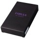 Футляр для ключей FABULA 'Kansas', натуральная кожа, отстрочка, 2 кнопки, 60х160х15 мм, черный, KL.7.TX