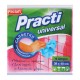 Салфетки универсальные, 38х40 см, КОМПЛЕКТ 4 шт., 110 г/м2, вискоза, PACLAN 'Practi Universal', 410020