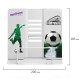 Подставка для книг и учебников большая ЮНЛАНДИЯ 'Play Football', регулируемый наклон, металлическая, 237574