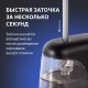 Точилка электрическая BRAUBERG 'Black Jack', питание от 4 батареек АА, дополнительное сменное лезвие, 228424