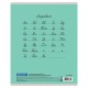 Тетрадь 12 л. BRAUBERG 'КЛАССИКА NEW' косая линия с дополнительной горизонтальной, обложка картон, ЗЕЛЕНАЯ, 105687