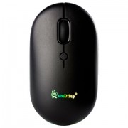 Мышь беспроводная бесшумная SMARTBUY 328AG, USB, 3 кнопки + 1 колесо-кнопка, черный, SBM328AGK
