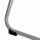 Стулья складные BRABIX 'Golf Lite CF-017', КОМПЛЕКТ 4 шт., серебристый каркас, пластик, чёрный, 533034