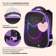 Ранец BRAUBERG SHINY, 2 отделения, с брелоком, 'Милая мордочка', 38х28х14 см, 273142