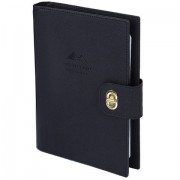 Ежедневник-органайзер недатированный B5, 167х240 мм, BRAUBERG 'Nova', под кожу, 160 л., черный, 116204