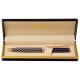Ручка подарочная шариковая GALANT 'Klondike', корпус черный с золотистым, золотистые детали, пишущий узел 0,7 мм, синяя, 141357