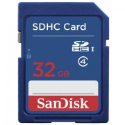 Карта памяти SDHC, 32 GB, SANDISK, 4 Мб/сек. (class 4), SDSDB-032G-B35