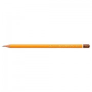 Карандаш чернографитный KOH-I-NOOR '1500', 1 шт., 10H, корпус желтый, заточенный, 150010H01170
