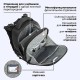 Ранец BRAUBERG SHINY, 2 отделения, с брелоком, 'Опасный паук', СВЕТЯЩИЙСЯ РИСУНОК, 38х28х14 см, 274425