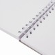 Скетчбук, белая бумага 100 г/м2, 105х148 мм, 60 л., гребень, жёсткая подложка, BRAUBERG ART 'DEBUT', 110997