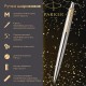 Набор PARKER 'Jotter Stainless Steel GT': шариковая ручка синяя и перьевая ручка, 2093257
