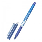 Ручка стираемая гелевая с грипом BRAUBERG 'LINE', СИНЯЯ, игольчатый наконечник 0,5 мм, линия письма 0,35 мм, 144433