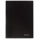 Папка на 2 кольцах BRAUBERG 'Office', 21 мм, черная, до 120 листов, 0,5 мм, 221612