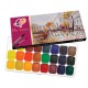 Краски акварельные художественные ЛУЧ 'Люкс', 24 цвета, на гуммиарабике, картонная коробка, 14С1039-08