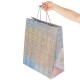 Пакет подарочный 41x19x49 см (XXL), НАБОР 3 шт., 3 дизайна, голография, ЗОЛОТАЯ СКАЗКА, 609738