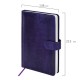 Ежедневник датированный 2026 А5 138x213 мм, BRAUBERG 'Legend', под кожу, застежка, фиолетовый, 117069