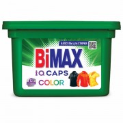 Средство для стирки в капсулах 12шт BIMAX 'Color', ш/к 03775