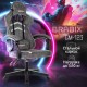 Кресло компьютерное BRABIX 'Shooter GM-123', 2 подушки, ткань, серое, 533192