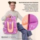 Ранец BRAUBERG SHINY, 2 отделения, с брелоком, 'Счастливый кот', 38х28х14 см, 270697