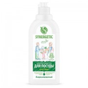 Гель для мытья посуды биоразлагаемый 500 мл, SYNERGETIC 'Алоэ', флип-топ, 103053/14