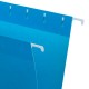 Подвесные папки А4/Foolscap (404х240 мм) до 80 л., КОМПЛЕКТ 10 шт., синие, картон, STAFF, 270933