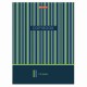 Тетрадь на кольцах БОЛЬШАЯ А4 (225х300 мм), 100 листов, твердый картон, клетка, BRAUBERG, Полосы, 403273