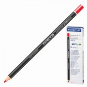 Маркер-карандаш сухой перманентный для любой поверхности STAEDTLER, КРАСНЫЙ, 4,5 мм, 108 20-2