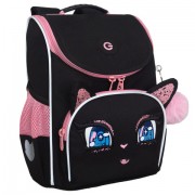 Ранец GRIZZLY анатомическая спинка, с мешком для обуви, для девочек, 'SPARKLING EYES', 33х25х13 см, RAm-584-4/1