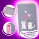 Пенал ЮНЛАНДИЯ, 1 отделение, картон с эффектом soft-touch, 19х11 см, 'Sweet whiskers', 272261
