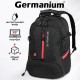 Рюкзак GERMANIUM 'S-03' универсальный, с отделением для ноутбука, увеличенный объем, черный, 46х32х26 см, 226949