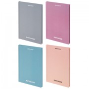 Блокнот А5 134х206 мм, 80 л., твёрдый, клетка, BRAUBERG, МОРАНДИ, 118556