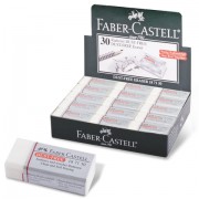 Ластик FABER-CASTELL 'Dust Free', 41х18,5х11,5 мм, белый, прямоугольный, 187130
