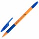 Ручка шариковая с грипом BRAUBERG 'ULTRA GT ORANGE', КОМПЛЕКТ 20 ШТУК, СИНЯЯ, линия 0,35 мм, 144058