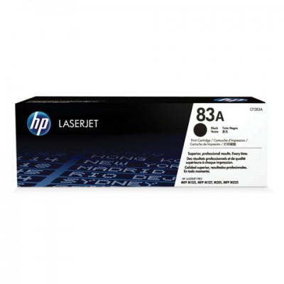 Картридж лазерный HP (CF283A) LaserJet Pro M125/M201/M127/M225, черный, оригинальный, ресурс 1500 страниц