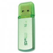 Флеш-диск 16 GB, SILICON POWER Helios 101, USB 2.0, зеленый, SP16GBUF2101V1N