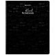 Тетрадь А5, 48 л., BRAUBERG, скоба, клетка, матовая ламинация, выборочный лак, 'Black' (микс в спайке), 404375