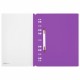 Скоросшиватель пластиковый с перфорацией BRAUBERG EXTRA, А4, 140/180 мкм, фиолетовый, 272897