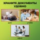 Папка-скоросшиватель, КОМПЛЕКТ 8 шт. (синие, зеленые, красные, желтые), ВЫГОДНАЯ УПАКОВКА, А4, STAFF, 271951