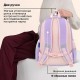 Рюкзак BRAUBERG SNAP, 2 отделения, 3 кармана, 'Нежная сирень', 39х28х16 см, 272068