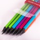 Набор карандашей чернографитных BRAUBERG 'ULTRA COLOR' 12 шт., HB, с ластиком, пластиковые, 181710