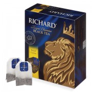 Чай RICHARD (Ричард) 'Royal Ceylon' ('Роял Цейлон'), черный, 100 пакетиков по 2 г, 610601