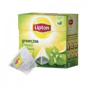 Чай LIPTON (Липтон) 'Green Lemon Melissa', зеленый, 20 пирамидок по 2 г, 21187930