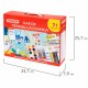 Набор школьных принадлежностей в подарочной коробке ПИФАГОР 'НАБОР ПЕРВОКЛАССНИКА', 71 предмет, 881132