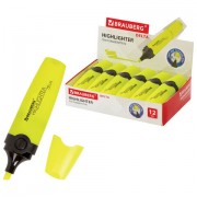 Текстовыделитель BRAUBERG 'DELTA', ЖЕЛТЫЙ, линия 1-5 мм, 151719