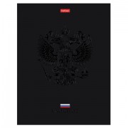 Блокнот А5 167х216 мм, 80 л., твёрдый, клетка, матовая ламинация, лак, блок 5 цветов, HATBER, 'Россия', 085282, 80ББ5лолВ130989