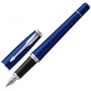 Ручка перьевая PARKER 'Urban Core Nightsky Blue CT', корпус темно-синий лак, хромированные детали, синяя, 1931598